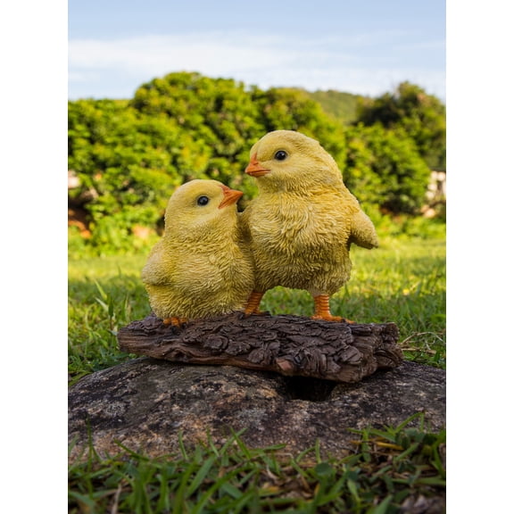 Playful Chicks Garden Statue