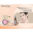thumbnail image 4 of FLAWLESS COMPLEXION KIT (LIGHT) Full Size Mineral Makeup Set Matte Foundation Bare Face Sheer Powder Cover, 4 of 8