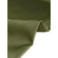 thumbnail image 5 of INSPIRE CHIC Women's Casual Ankle Length Paper Bag Waist Satin Pants with Pockets XS Army Green, 5 of 5
