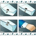 thumbnail image 5 of 3 Pairs 3 Colors Stainless Steel Cufflinks for Men Flat Round Smooth Cufflinks Shirt Suit Button Golden Cufflinks for Wedding Business Graduation Jewelry Gift, 5 of 6