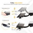 thumbnail image 4 of Mount-It! Standing Keyboard and Mouse Platform With Ergonomic Wrist Rest Pad, 4 of 10