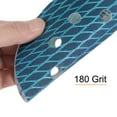 thumbnail image 3 of 50 Packs Diamond Shape Sanding Discs 5 Inch 180 Grit Hook and Loop Blue Rhomb Sandpaper Fish Scale 8 Holes, 3 of 6