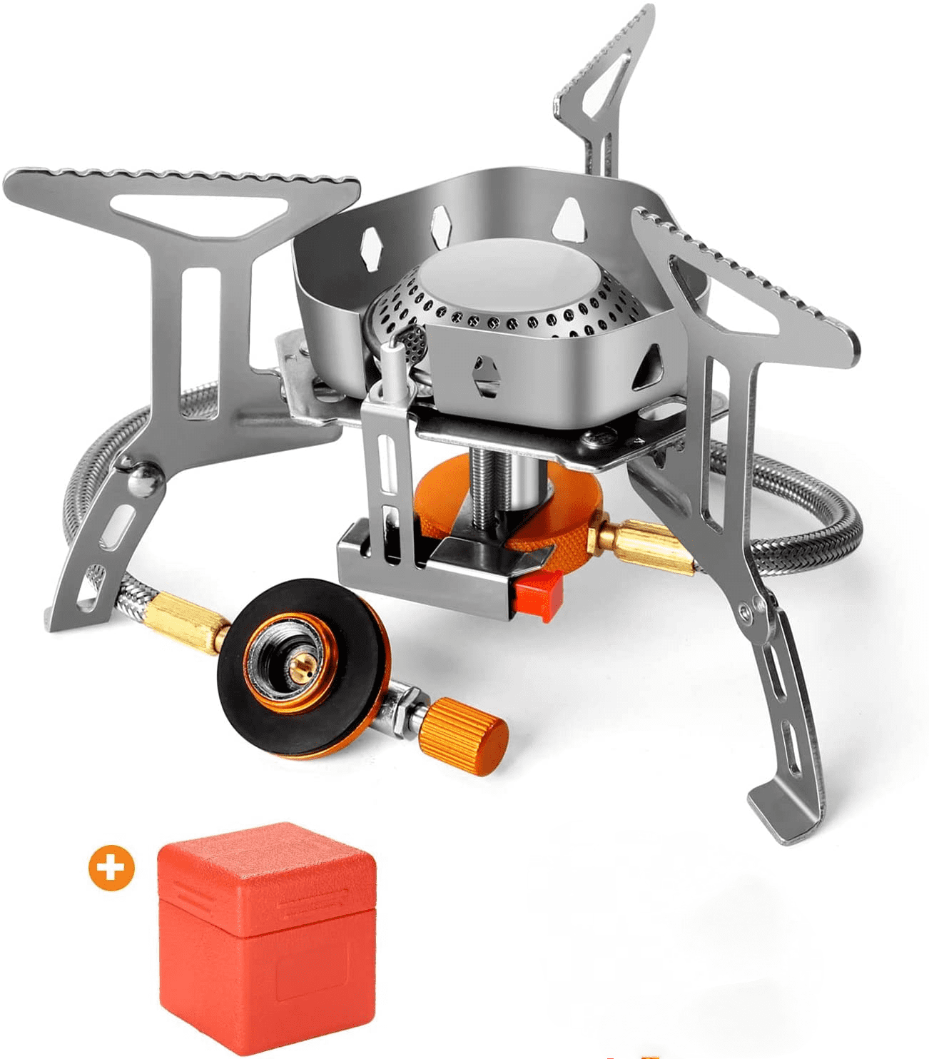 Sagafly Portable Camping Gas Stove Mini 3500W Windproof Backpacking Stove wi... 