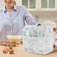 thumbnail image 6 of ZIATUBLES Dust Cover for Kitchen Stand Mixer Multi-Functional Small Kitchen Appliance with Front Pockets Easy to Clean Compatible with 4.5-5 Quart Mixers, Gray Marble, 6 of 7