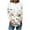B, variant on Censtreet Womens Long Sleeve Tops Casual Shirts for Women Summer Flower Printed T Shirt Crewneck Floral Tee