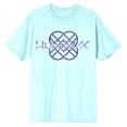 thumbnail image 3 of Kpop Demon Hunters Huntrix Logo on Celadon Long Sleeve Adult T Shirt-Large, 3 of 5