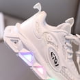thumbnail image 6 of IUJSOY Light up Platform Sneakers for Boys Girls Lightweight Soft Sole Flashing Mesh Walking Shoes, 6 of 9