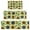 Yellow Sunflower Seed, variant on Yellow Sunflower Seed Leaf Pattern Kitchen Rugs Sets Of 3,Kitchen Runner Rugs Non Skid Washable,Decorative Kitchen Floor Mats for Kitchen,Sink,Laundry,17"x30" 17"x47" 17"x59"