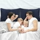 thumbnail image 5 of Juego de 2 Suaves Transpirables Fundas Almohadas con Bordado sin Cremallera, 5 of 6