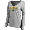 thumbnail image 2 of Women's Ash Baylor Bears Proud Mascot Long Sleeve T-Shirt, 2 of 3