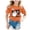 Orange, variant on Toddler Baby Girl Halloween T-Shirts Cutest Pumpkin in The Patch Graphic Shirts Kid Short Sleeve Tees Vintage Top (White, 3-4 Years)