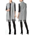 thumbnail image 2 of Cejon Milanese Heathered Woven Vest (Grey,S/M), 2 of 2