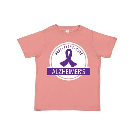 

Inktastic Alzheimers Awareness Month Hope Fight Cure Gift Toddler Boy or Toddler Girl T-Shirt