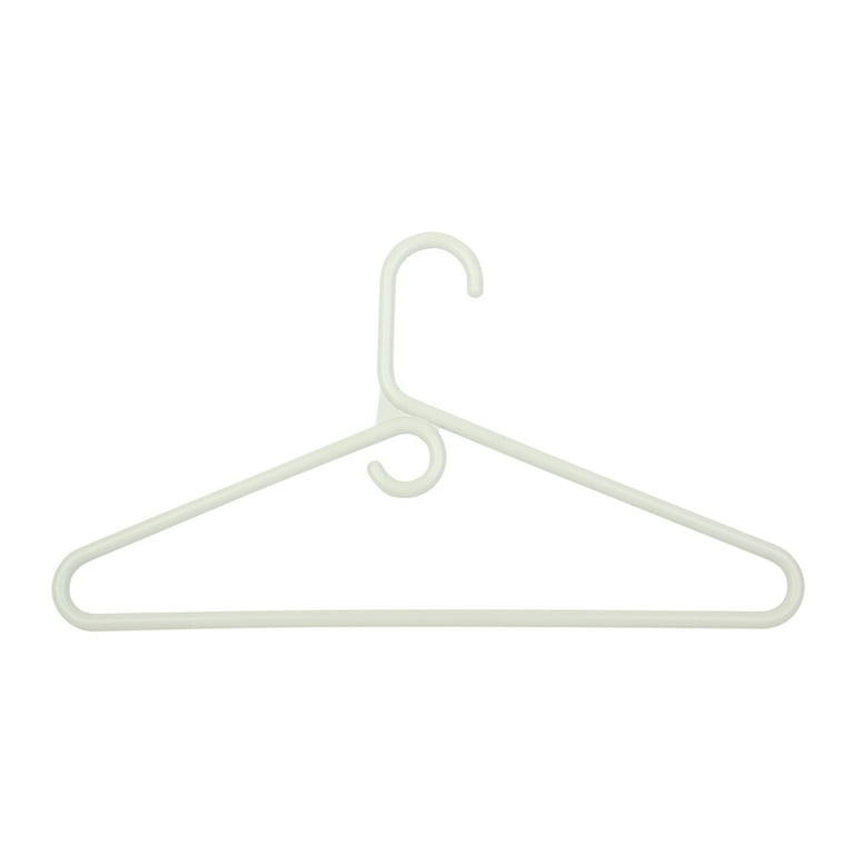 Honey Can Do 3-Pack Heavy-Duty Plastic Hangers, White