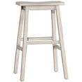 thumbnail image 2 of Home Square 29" Rubberwood Bar Stool in Sea White - Set of 3, 2 of 3