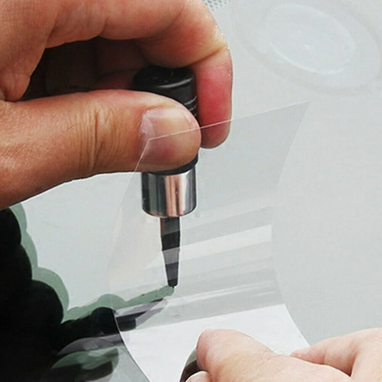 5PCS Automotive Glass Nano Repair Fluid Kit, Car Windshield Repair Resin,  Wind Shield Car Glass Repair, Black 