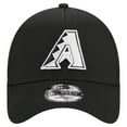thumbnail image 2 of Men's New Era Black Arizona Diamondbacks A-Frame 9FORTY Trucker Adjustable Hat, 2 of 6