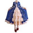 thumbnail image 2 of Babysbule Dresses for Women Fashion Women Vintage Gothic Court Gown Cake Skirt Lace Clashing Patchwork Bow Dress, 2 of 7