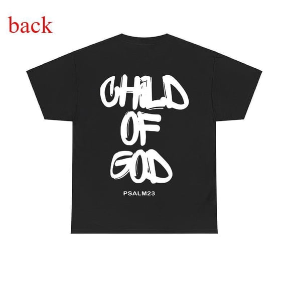 100% Cotton Faith-Inspired Summer Cotton T-Shirt – Stylish Child of God Graphic Design for All Golf Gift T-Shirt For Men and Women