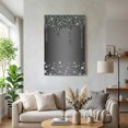 thumbnail image 3 of Canvas Wall Art, Black Grey Framed Canvas Prints for Bedroom Dining Room, Modern Abstract Diamond Luxury Gradient Large Gallery Wrapped Wall Decor for Home Office, Gifts, 20"x24" Ship Next Day, 3 of 9