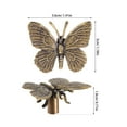thumbnail image 2 of PTOOTP Sturdy Brass Butterfly Cabinet Handles Vintage Decorative Pulls for Home Furniture Upgrade, 2 of 6
