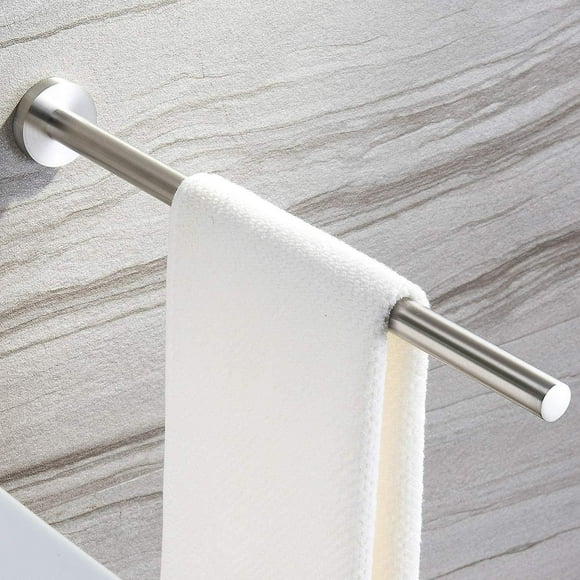 Towel Rack Double Towel Rail Bathroom Bath Towel Rack Towel Holder Sus304 Stainless Steel Towel Rails Shower Wall Mounted 60cm Brushed