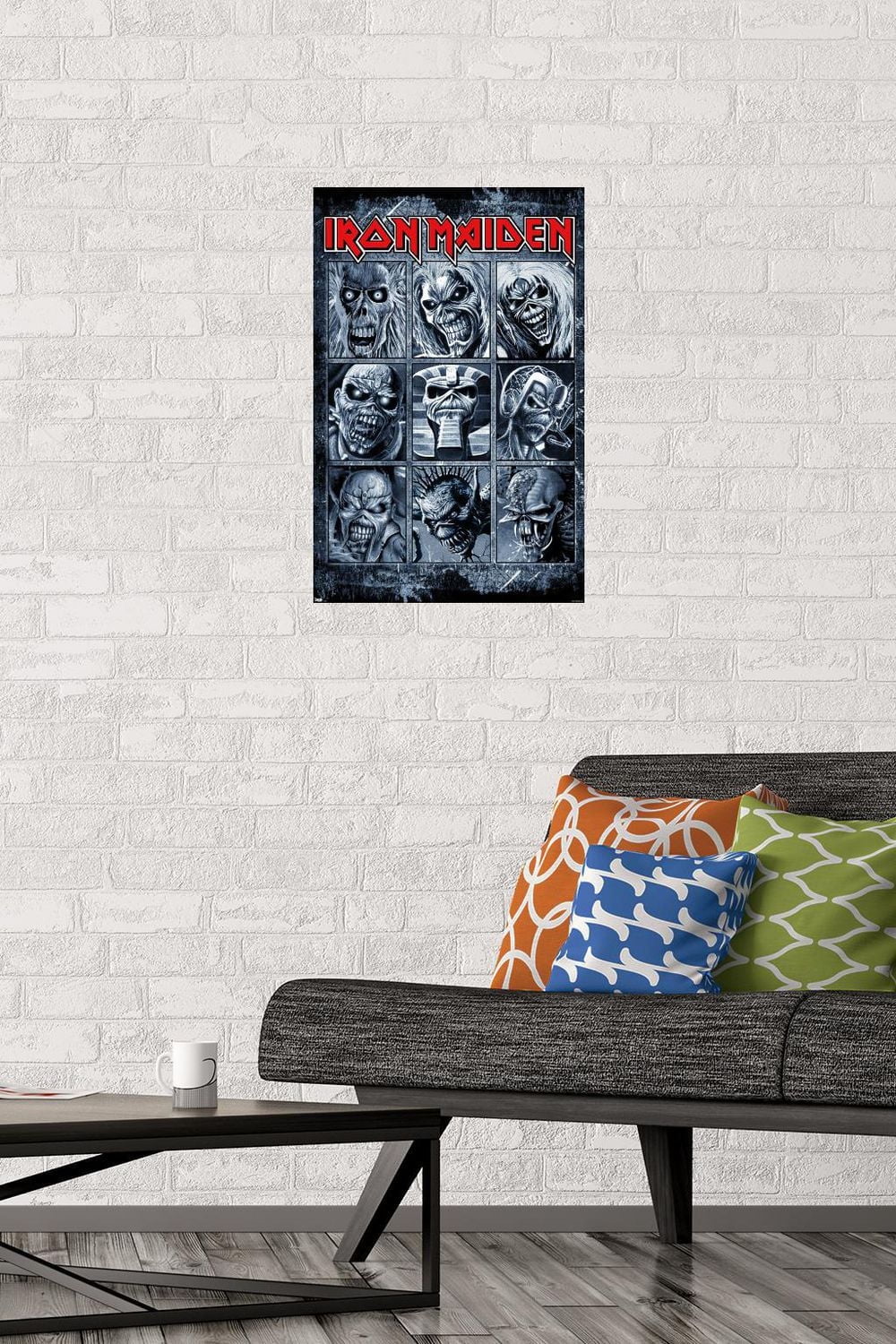Iron Maiden - Grid Wall Poster, 22.375" x 34"