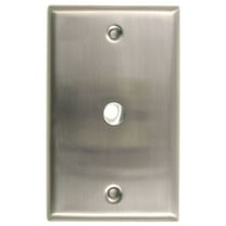 781SN Single Cable Switch Plate Satin Nickel Finish