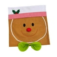 thumbnail image 4 of Gingerbread Man Chair Slipcover Computer Backrest Cover Cloth Material Christmas Office Home Decor, 4 of 9