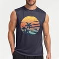 thumbnail image 2 of Tank Tops Men White Lightweight Quick Dry Moisture-Wicking Workout Tank Top Gym Muscle Tee Sleeveless Big and Tall Comfy Casual Summer Beach T Shirts, 2 of 4