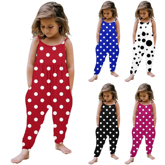 Baby Girl Romper Girls Sleeveless Suspenders Romper Jumpsuits Girls Jumpsuit Black 18-24 Months