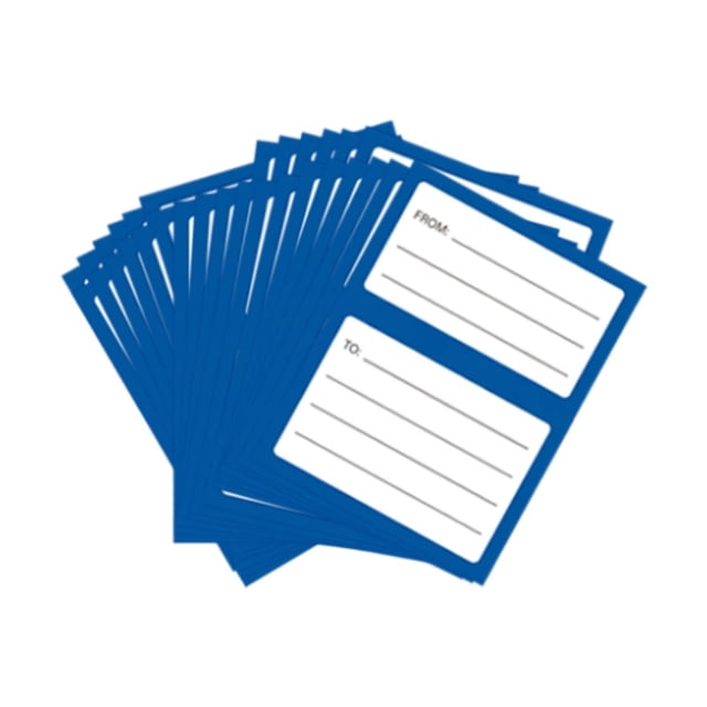 200 etiquetas adhesivas para dirección de , escritura a mano, etiquetas de envío para el hogar, buzón, cumpleaños, escuela y oficina. azul