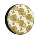 thumbnail image 1 of Balery Cartoon Honey Pot Bee Sunflower Cubiertas para Neumáticos - Protector Resistente para Neumáticos de Camioneta, SUV, Remolque, Camper y RV-16 inch, 1 of 6