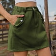 thumbnail image 4 of Yesfashion Wholesale Denim Skort for Women High Waisted Denim Mini Skirt Stretch Women Jean Skirt Shorts, 4 of 7