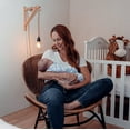 thumbnail image 4 of Comfy Cubs Muslin Swaddle Blankets - Neutral Receiving Blanket, Wrap for Boys & Girls (Blue), 4 of 6