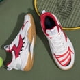 thumbnail image 3 of Breathable Badminton Shoes, Lightweight Mesh Indoor Non-Marking Gum Rubber Badminton Shoes, 3 of 5