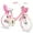 Pink & White, variant on Glerc Maggie 20 Inch Girls Bike Ages 7 8 9 10 11 12 13 Years Old Kids Bicycle Princess Style with Doll-Seat & Basket & Kickstand & Bell for Birthday, Pink and White
