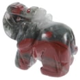 thumbnail image 3 of Elefante tallado Elefante de piedra natural Mini elefante de piedra Mini figura de elefante, 3 of 6