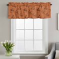 thumbnail image 2 of Abstract Cowboy Horse Window Valance for Kitchen, Vintage Orange Background Western Rod Pocket Short Curtain for Small Windows, Light Filtering Decorative Valance, 60 x 14 Inch, 1 Panel, 2 of 9
