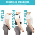 thumbnail image 4 of Aofit Back Brace Posture Corrector for Women and Men Back Lumbar Support Shoulder Posture Support for Improve Posture Provide and Back Pain Relief, 4 of 6