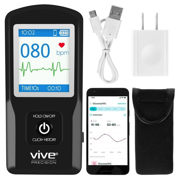 Vive Portable ECG Monitor – Personal Heart Health Device with App Compatibility