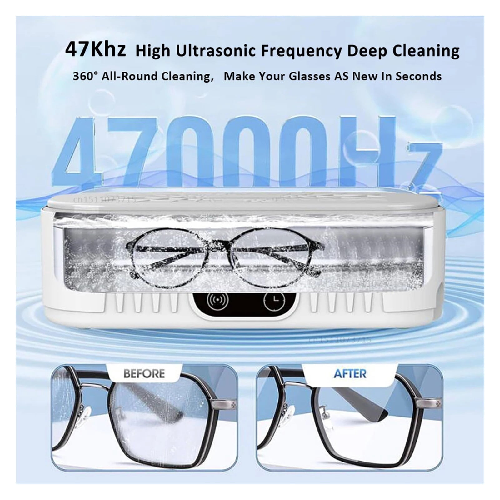 Ultrasonic Glasses Cleaning Ultrasound Jewelry Cleaner Machine High Frequency Ultrasonic Cleaning Bath For Jewelry washing