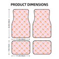 thumbnail image 2 of Salouo Rabbit And Carrot for Car Floor Mat Set of 4–Car Carpet Mats - Car Mats with Anti-Slip Backing & Driver Heel Pad Universal Fit for Cars, Trucks, SUVs, and Vans, 2 of 6