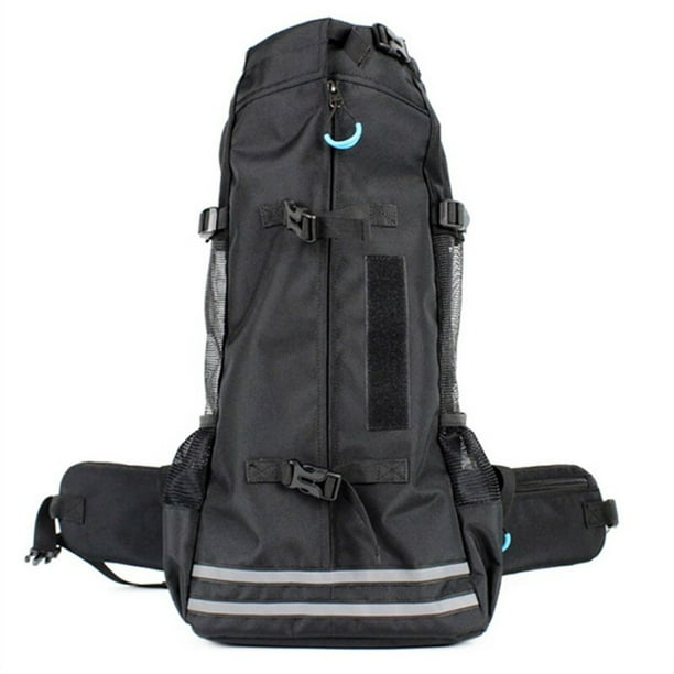 Mochila reflectante y transpirable para mascotas, bolsa de transporte ajustable para perros grandes, Corgi, Bulldog, senderismo al aire libre, bolsa de viaje para perros