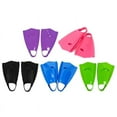 thumbnail image 6 of SIEYIO Silicone Swimming Fins Travel Size Flippers Short Snorkeling Fins Comfortable Swim Training Fins for Lap Swimming Pool, 6 of 15