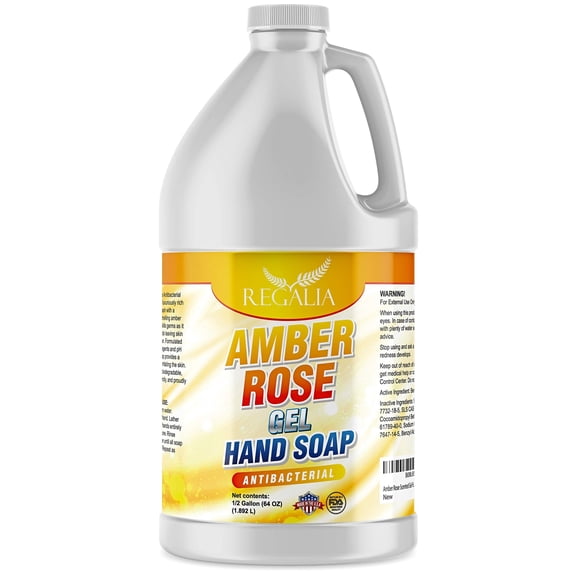 Amber Rose Antibacterial Hand Soap. Sensitive. 1/2 Gallon (64 oz.)