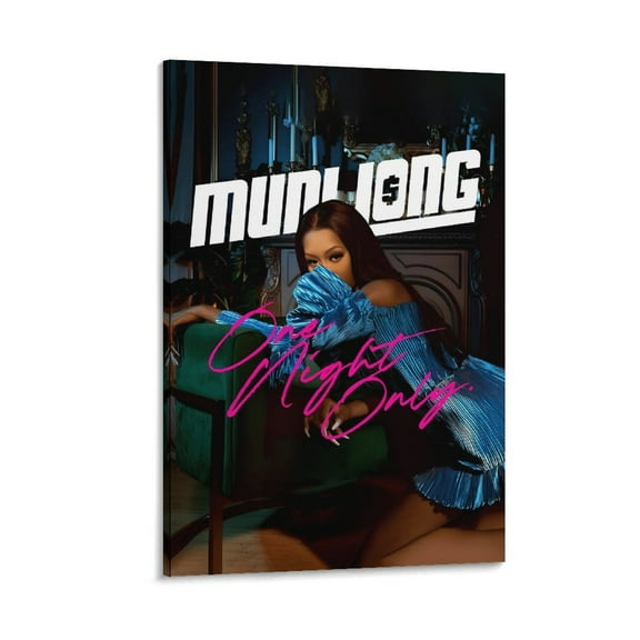 Muni Long Art Popular Singer Poster Wall Art Picture Painting Poster Canvas Print Posters Artworks Bedroom Living Room Decor 16x24inch(40x60cm)