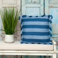 thumbnail image 6 of Rustic Bohemian Blue Throw Pillow, 6 of 6