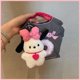 thumbnail image 4 of LLavero de peluche Kawaii Sanrio, juguetes de muñecas, lindo Pochacco, colgante de felpa, accesorios de coche, colgante de bolsa de dibujos animados, regalos de navidad, 4 of 4