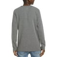 thumbnail image 5 of Hurley Boy's 2-Pack Thermal Crew Neck Long Sleeve T-Shirts (Sail/Black, 10/12), 5 of 16